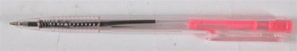 Kuli durchsichtig farbl. sort. PB ca. 13,5 cm