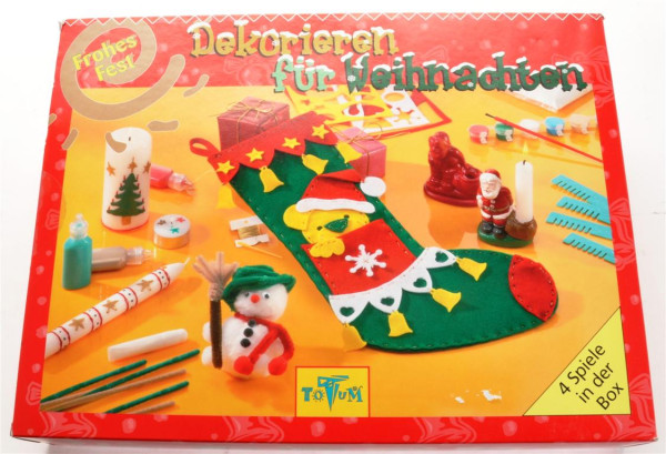 Weihnachtsbastelset GK, ca. 36x28x7 cm