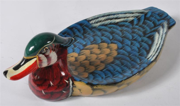 Enten-Tablett aus Keramik ca. 35x17,5 cm
