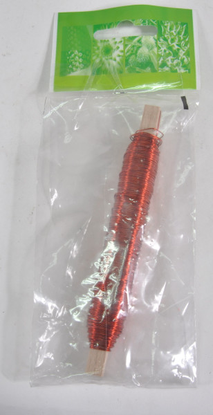 Wickeldraht rot 0,3mm 50 gr. Spule