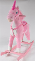 Einhorn Schaukelpferd m.Licht u.Sound 
 ca. 60x68cm Einhorn Schaukelpferd m.Licht u.Sound 
 ca. 60x68cm
