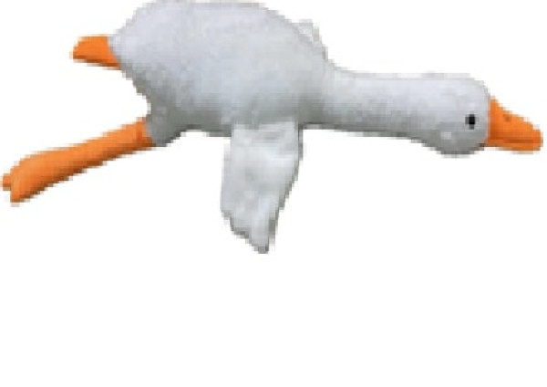 Plüsch Gans 2fach sort. ca. 130cm vacuumiert