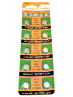 Batterie Knopfzelle 10er Set AG10, 389A, CX189, LR1130W, LR54
 BC Batterie Knopfzelle 10er Set AG10, 389A, CX189, LR1130W, LR54
 BC