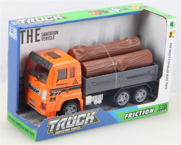 LKW mit Holz GK, ca. 27,5x10x17,5 cm