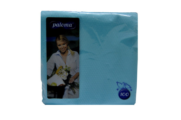 Servietten Paloma Hellblau 40x40 cm 100 Stück Pack Sorte 37