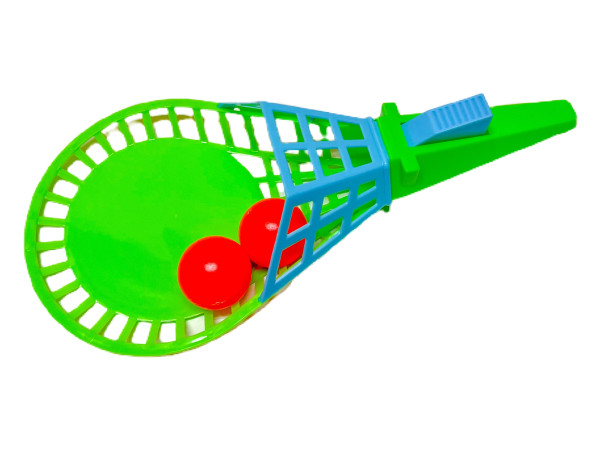 Fangballspiel mit 2 Bällen sort. OPP ca. 27x13x6,5cm