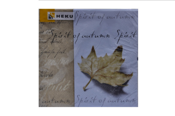 Servietten Heku "Spirit of Autum"" 33x33 cm 20Stück Pack Sorte 4