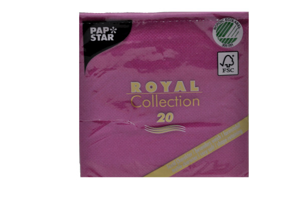 Servietten Pap Star fuchsia 25x25cm 20Stück Pack Sorte 11