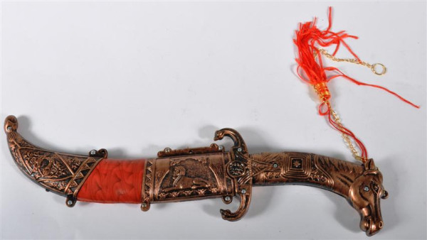 Messer "Pferdekopf" GK, Messer ca. 34x8 cm