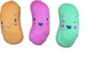 Plüsch Kissen Bohne 3f einseitiger Druck 
 ca. 11cm Plüsch Kissen Bohne 3f einseitiger Druck 
 ca. 11cm