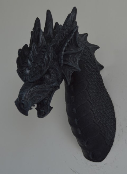Drachenkopf zum aufhängen BB, ca. 41,5x24,5x12,5 cm