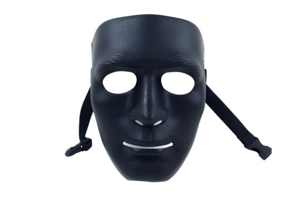 Maske, farb. sort. OPP, ca. 16x19x10 cm
