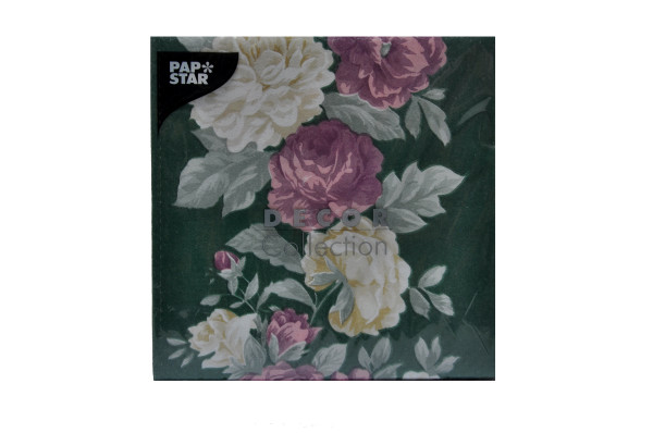 Servietten PAPSTAR Blumen 40x40 cm 12 Stück Pack Sorte 21