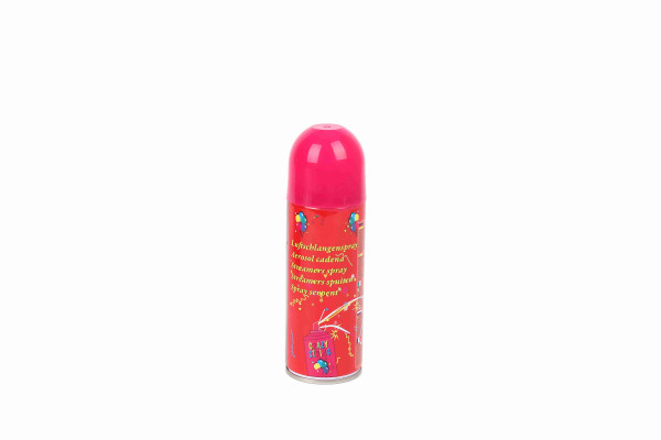 Luftschlangenspray, farbl. sort. H: 16,7 D 5cm