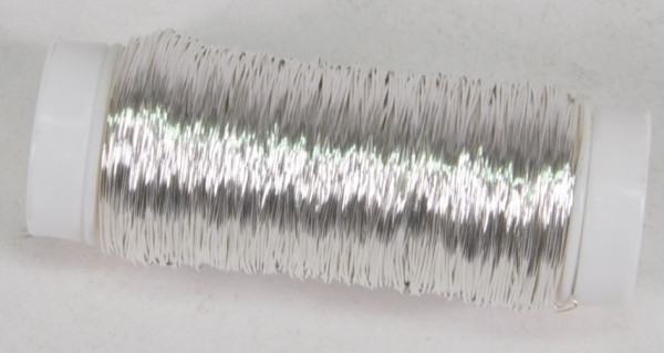 Wickeldraht silber ca. 0,3mm ca. 50gr. "2956639