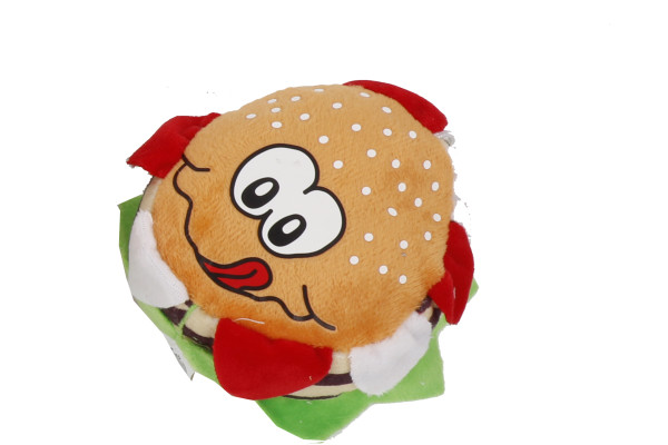 Plüsch Hamburger mit Hänger ca. 10cm D
