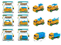 LKW mit Rückzug sort.
 AK ca. 12,5x12cm LKW mit Rückzug sort.
 AK ca. 12,5x12cm