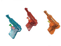 Wasserpistole transparent farbl. sort. 
 OPP ca. 10x5,7cm Wasserpistole transparent farbl. sort. 
 OPP ca. 10x5,7cm