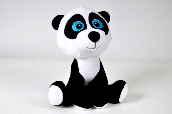 Plüsch Panda mit Glitzeraugen sort. ca. 30cm