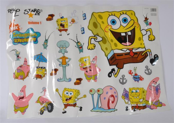 Sticker "Spongebob" ca. 98x69 cm
