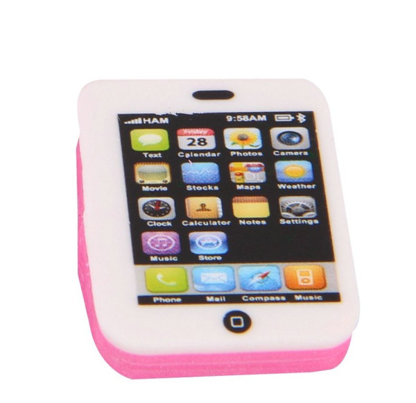 Radiergummi Smart Phone DIS, ca.3,1x2,4x0,5 cm
