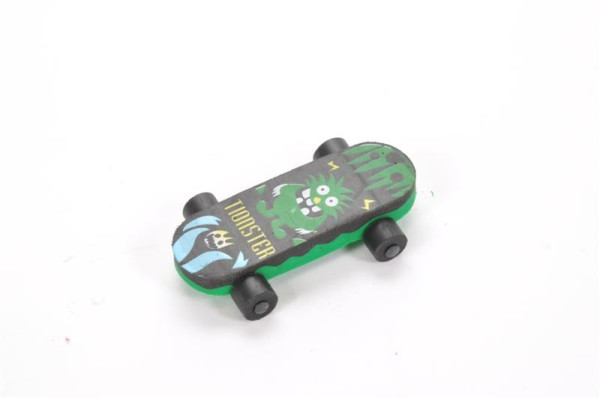 Radiergummi Skateboard 4s. DIS, ca. 5,5x3cm