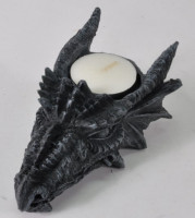 Drachenkopf Teelichthalter
 BB, ca. 12,5x9x7cm Drachenkopf Teelichthalter
 BB, ca. 12,5x9x7cm