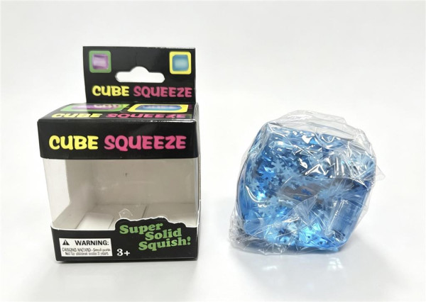 Eiswürfel Squishy Kristall Optik sort. DIS ca. 5,5x5,5cm "Schneeflocken"