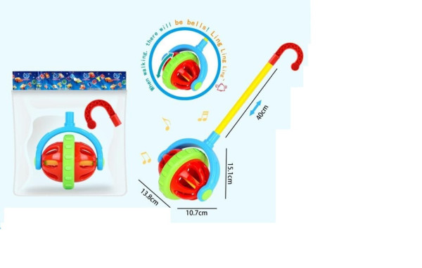 Laufrad Ball mit Klingel OPP ca. 15,1x13,8x10,7cm