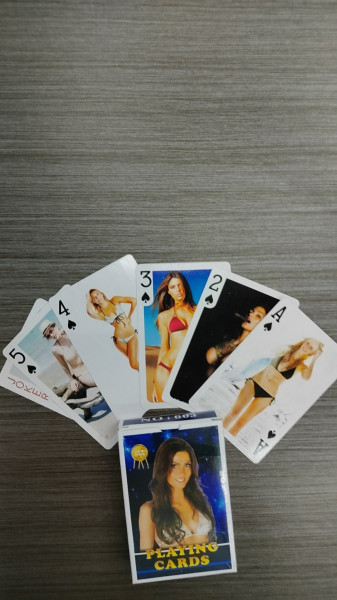 Kartenspiel Frauen GK, ca. 9x6 cm