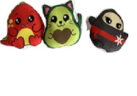 Plüsch Kissen Tiere sort einseitiger Druck 
 ca. 12cm Plüsch Kissen Tiere sort einseitiger Druck 
 ca. 12cm