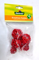 Dekokugel sort. 6Stück im Beutel rot 
 PBH versch. Größen "2206860 Dekokugel sort. 6Stück im Beutel rot 
 PBH versch. Größen "2206860