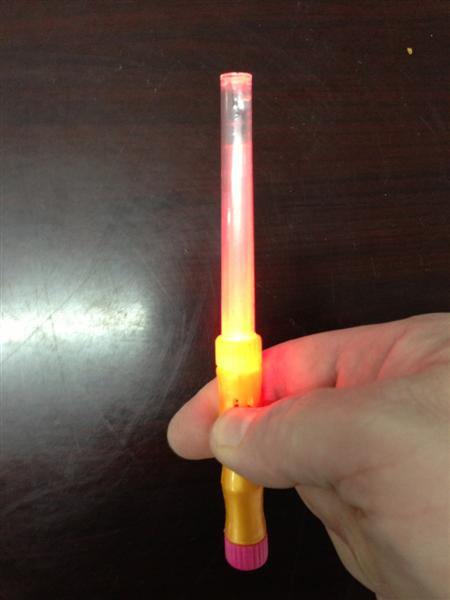 Leuchtstick elektr. farbl. sort. 1 St. OPP / 20 ST.AK ca. 15cm