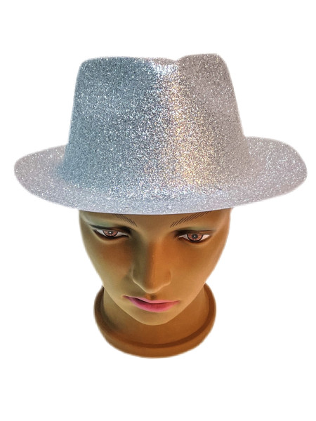 Hut Glitter farbl. sort. ca. 29,5x25x9cm